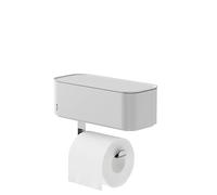 Tiger 2-Store Porte-Rouleau Papier Toilette avec Boîte de Rangement Blanc