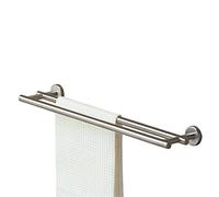 Tiger Boston, Double porte-serviette, Acier inoxydable brossé