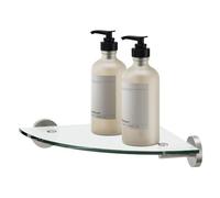 Tiger Boston Étagère de Salle de Bains Angulaire 25 cm Acier Inoxydable brossé
