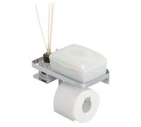 Tiger Caddy Distributeur de papier toilette avec tablette pratique, distributeur de rouleaux de papier toilette