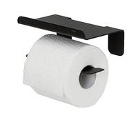 Tiger Colar Porte-Rouleau Papier Toilette avec étagère Noir