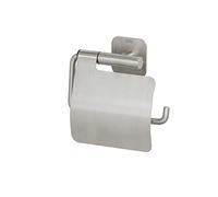 Tiger Colar, Porte-Rouleau Papier Toilette avec Rabat, Acier Inoxydable brossé 13,3 x 14,6 x 3,5 cm