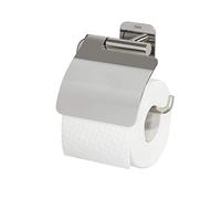Tiger Colar, Porte-rouleau papier toilette avec rabat, Acier inoxydable poli 13,3 x 14,6 x 3,5 cm