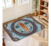 Tiger Jungle Medallion Tapis bohème 0,6 x 0,9 m