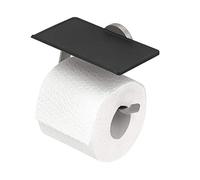 Tiger Noon Porte-Rouleau Papier Toilette avec Tablette, Acier Inoxydable brossé