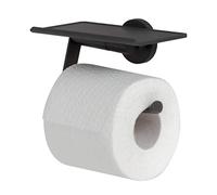 Tiger Noon Porte-Rouleau Papier Toilette avec Tablette, Noir