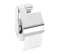 Tiger Porte-Papier Toilette avec Couvercle, métal chromé, 5.6 x 12,5 x 13,4 cm, Chrom