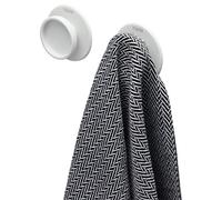 Tiger Tess, Crochet porte-serviette, Blanc (2 pièces), 19x53x53mm