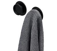 Tiger Tess, Crochet Porte-Serviette, Noir (2 pièces), 19x53x53mm