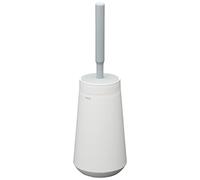 Tiger Tess, Porte-Brosse WC avec Brosse Flexible Swoop®, Blanc/Gris Clair, 129x129x412mm