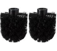 Tiger Tête de Brosse WC Plastique Noir Universel (Lot de 2)