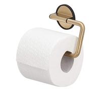 Tiger Tune Porte Papier Toilette, Support Papier Toilette Mural, Porte Rouleau Toilette, sans Perçage, Porte-Papier hygiénique Autocollant 3M, Doré
