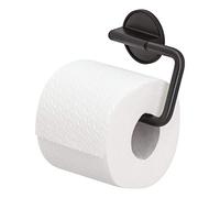 Tiger Tune Porte Papier Toilette, Support Papier Toilette Mural, Porte Rouleau Toilette, sans Perçage, Porte-Papier hygiénique Autocollant 3M, Noir