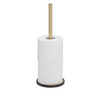 Tiger Tune Support de Rouleau de Papier Toilette, Fonction de Réserve, Support de Papier Toilette pour Le Stockage de Rouleaux de Rechange de Salle de Bain et Toilette, Doré et Noir