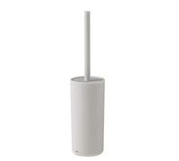 Tiger Urban, Brosse WC Fermée sur Pied, Design Fermé avec Insert Amovible, Brosse Noire et Tête Remplaçable, Plastique, 9,6 x 38,2 x 12,1 cm, Blanc