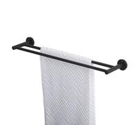 Tiger Urban Porte-Serviette Double, Noir b x h x t : 60 x 5 x 12 cm