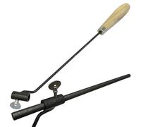 Tiges d'agitation en graphite de carbone et support pour mélange, creuset fondant