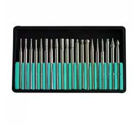 Tiges de meulage diamant pour perceuse - 20 pièces