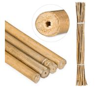Relaxdays Lot de 50 tiges en bambou 105 cm