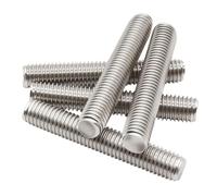 Tiges Entièrement Filetées En Acier Inoxydable 304, Goujons Métriques Tout | Filetage M3-M8, Fixations à Barre à Filetage Continu Robustes for Les Projets De Serrage(M4*55(5pcs))