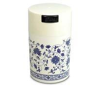 Tightpac America, Inc. Teavac Boîte à thé scellée sous Vide Motif Floral Blanc 177 ML