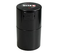 Tightpac America, Inc. Vitavac 5g à 20g hermétique Multi-Usage Vide conteneur de Stockage Portable pour Aliments secs, Aliments et Herbes aromatiques Noir