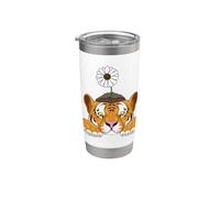 Tigre Marguerite Gobelet isotherme en acier inoxydable double paroi