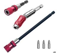Tigrezy 3 porte-embouts magnétiques 1/4 hex-shank pour cloison sèche changement rapide pour visseuse et perceuse