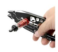 Tiiyee Amortisseurs Pince D'amortisseur, Multifonction Métalliques Noir | Tête Sphérique Clip RC Struts D'amortisseur Outil de Maintenance Voiture Télécommandée Camion Hors Route Buggy Rock Crawler