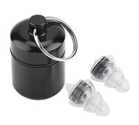 Tiiyee Bouchon Oreille Concert, Haute Fidélité Bouchons D'oreille Boules Quies Doreilles Anti Bruit Filtre Acoustique 27DB étanche réutilisable Pour Concerts Musiciens Motos Avions Raves Festival Noir