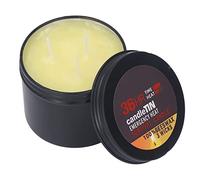 Tiiyee Bougie de Survie, 3 mèches 36 Heures Combustion Bougie d'urgence Arôme Naturel Camping Bougies Survie Plein air Chauffe Plat Mini Cire d'abeille pour Activités Plein Air Camping Pique niques