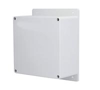 TIKATARER Boîte de Jonction de Puissance ABS, Boîtier électrique IP65 avec Plaque de Montage et Vis, Idéal pour les Armoires de Boîtes de Commande 160x160x90mm