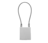 TIKATARER Cadenas à Câble en Acier pour Consignation, Anse de 85 Mm, 2 Clés | Câble en acier enduit de PVC, boîtier en alliage d\'aluminium, verrou de sécurité pour la maintenance industrielle