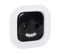 TIKATARER Caméra de sécurité pour Fenêtre 2K, Double Objectif, | Surveillance WiFi, Montage sur Fenêtre Intérieure, Boîtier ABS, Utilisation dans le Garage et la Cour, Prise en Charge 2,4