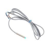 TIKATARER Capteur Inductif Cylindrique, Interrupteur à 3 Fils pour | détection de métaux, boîtier en laiton, 10 30vdc, câble pvc sortie 200ma