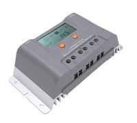 TIKATARER Contrôleur de Charge Solaire MPPT 40 A, Suivi avancé jusqu'à 99 % d'efficacité, Contrôleur de Reconnaissance Automatique 12 V 24 V avec 2 Ports USB, Idéal pour Gel, AGM, inondé et Lithium