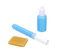 TIKATARER Fine Tip Masquage Fluide Stylo pour Aquarelle, 30ml, 3 Pièces | Lignes épurées et retrait en douceur, avec gomme et recharge, fournitures d\'art liquide Frisket pour artistes, teinté bleu