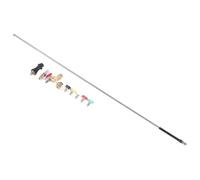 TIKATARER Nettoyeur de Radiateur, Compatible avec la Plupart des | Outil de nettoyage d\'eau et d\'air 4500 PSI, 38 pouces, 5 buses, connexion rapide en cuivre à 180 degrés