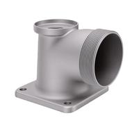 TIKATARER Pompe à Eau Sortie, Compatible avec Pompes Semi-boueuses de 3 | Adaptateur de décharge fileté en fonte d\'aluminium, filetage standard, réduction des fuites