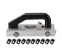 TIKATARER Rainureuse Manuelle de Sol en Alliage D'aluminium, Rainureuse à Roues de Type U pour Sol en Plastique PVC avec Largeur de Fente Réglable de 2 à 3mm, Kit de Soudage