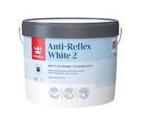 TIKKURILA Anti Reflex 2 Peinture de plafond mate plate haute opacité zéro flash 10 l