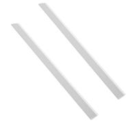 TIKODIDA 2pcs Bandes de Caoutchouc pour Bord de Pelle à Poussière, Accessoires Maison en Caoutchouc Souple, Protection et Réparation des Lèvres, Adaptées pour Surfaces Dures à Domicile