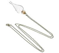 TIKODIDA Collier Fiole Potion Magique en Verre Mini-bouteilles Chaîne, Léger et Facile à Transporter pour Organiser Petits Objets Lors de Lune de Miel