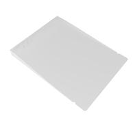 TIKODIDA Couverture de cahier à anneaux en plastique réutilisable pour enseignants et bureaux protection solide stockage documents A4 B5 pratique