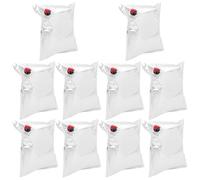 TIKODIDA Lot de 10 Poches à Vin Réutilisables 5L avec Bec Verseur à Clapet Sachets à Boissons Portables et Multifonctions Emballage Pratique pour Pique-Niques et Fête