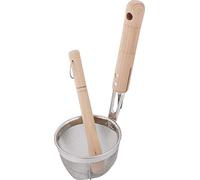 TIKUSAN Passoire et pilon miso en acier inoxydable avec pilon en bois pour faire de la soupe miso fabriqué au Japon Petite taille