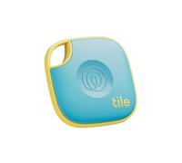 Tile by Life360 Mate - Tracker Bluetooth, détecteur de clés et localisateur d'objets pour clés, Sacs & Autres. Détecteur de téléphone. Compatible avec iOS & Android. Lot de 1 (Aqua Lemon)