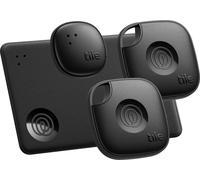 Tile Mate Essentials Pack 2024, Universel, Localisateur, Noir, Résistant à l'eau, 106 m, Life360