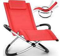 tillvex Chaise Longue de Jardin pour la Relaxation | Fauteuil Pliant Résistante aux Intempéries | Charge de 180KG | Thermoactive