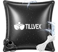 tillvex® Coussin Hivernage Piscine 4x120x120cm + Corde 12m & Kit Réparation